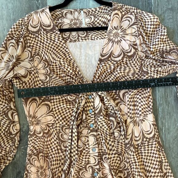 Free People Nappa maxi Dress Size Medium - Picture 10 of 14